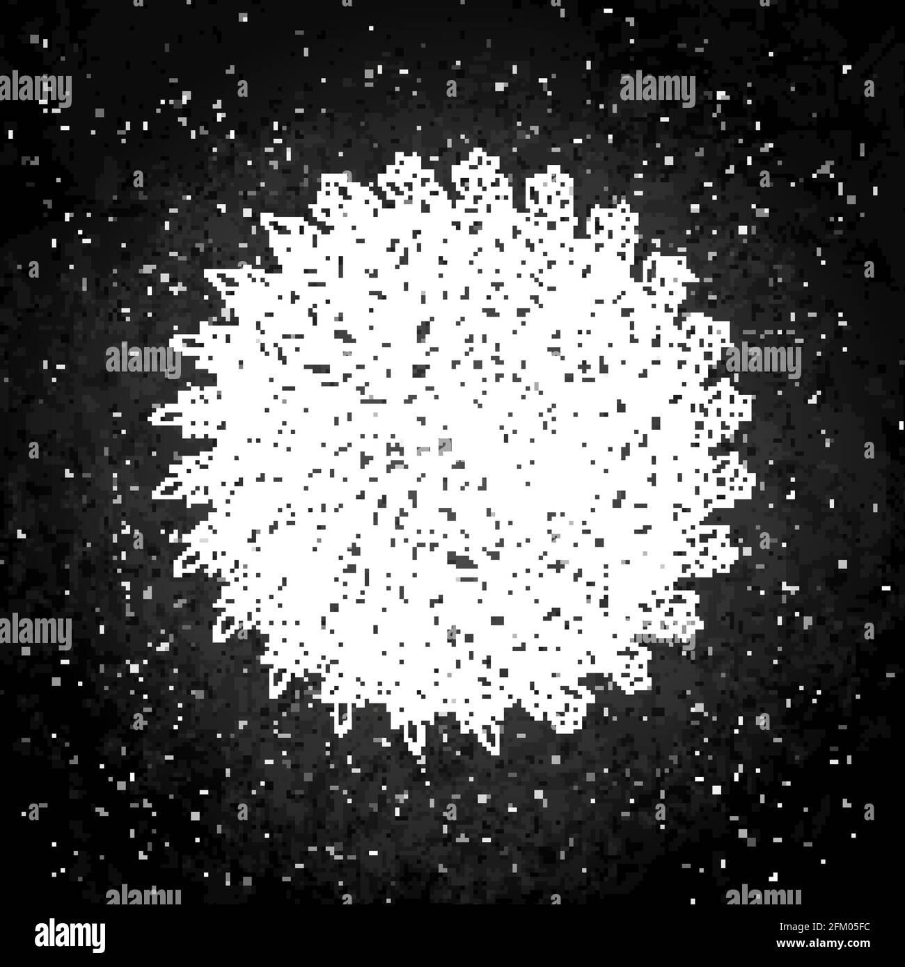 Suivez vos rêves. Carte de grillage à la main avec fond de fleur. Lettres de style rétro faites main. Typographie vectorielle vintage dessinée à la main Illustration de Vecteur