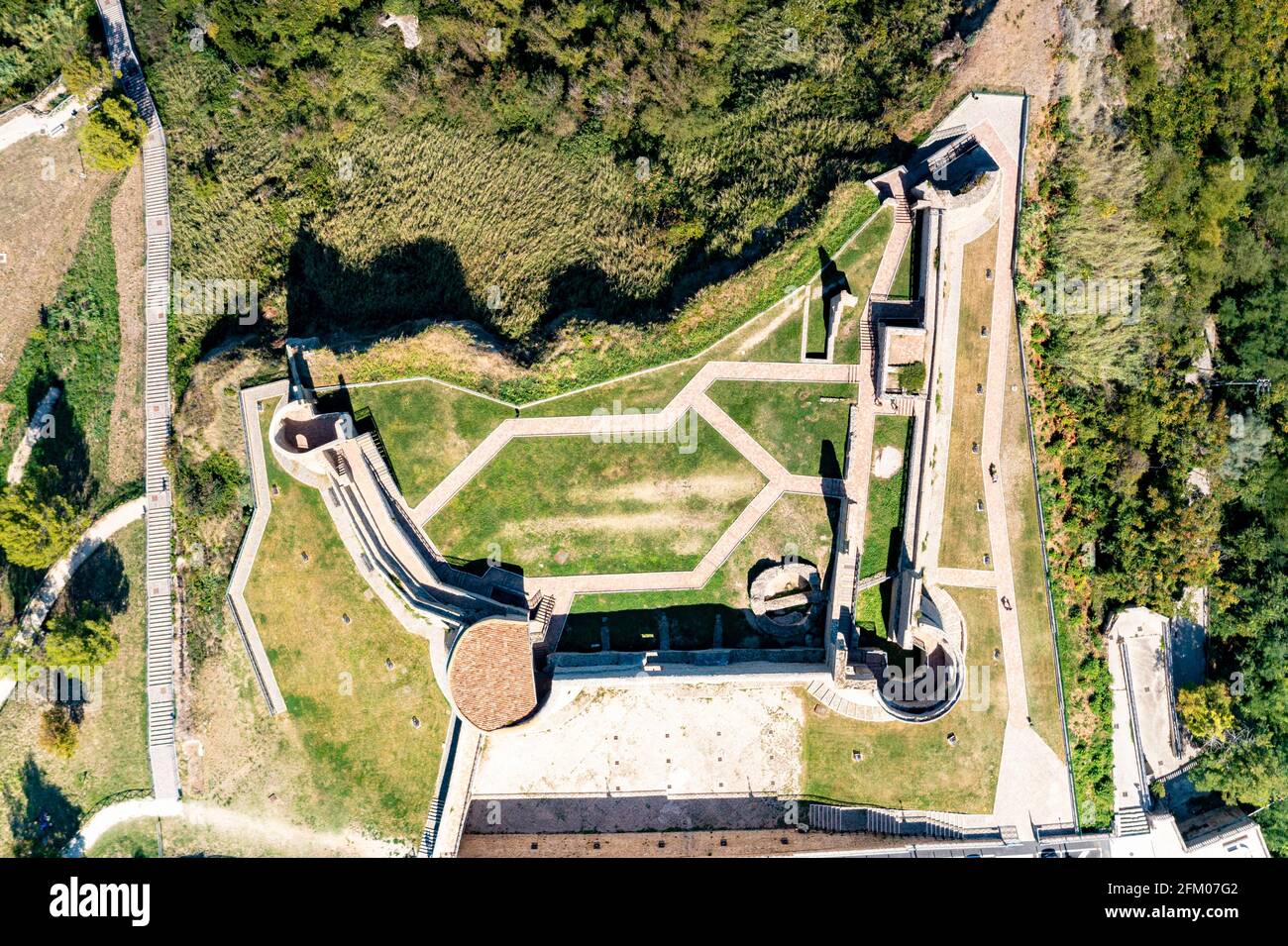 Complexe historique Castello Aragonese, Ortona, province de Chieti, Abruzzes, Italie Banque D'Images