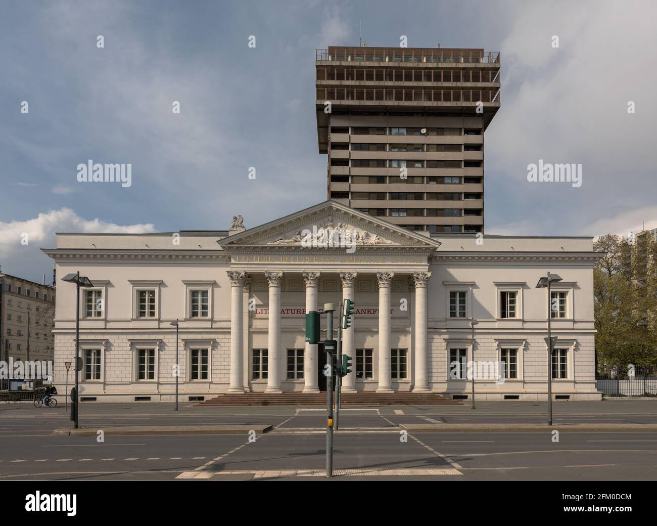 Siège de la maison de littérature de Francfort dans la bibliothèque de la vieille ville reconstruite, en Allemagne Banque D'Images Siège de la maison de littérature de Francfort dans la bibliothèque de la vieille ville reconstruite, en Allemagne Banque D'Images