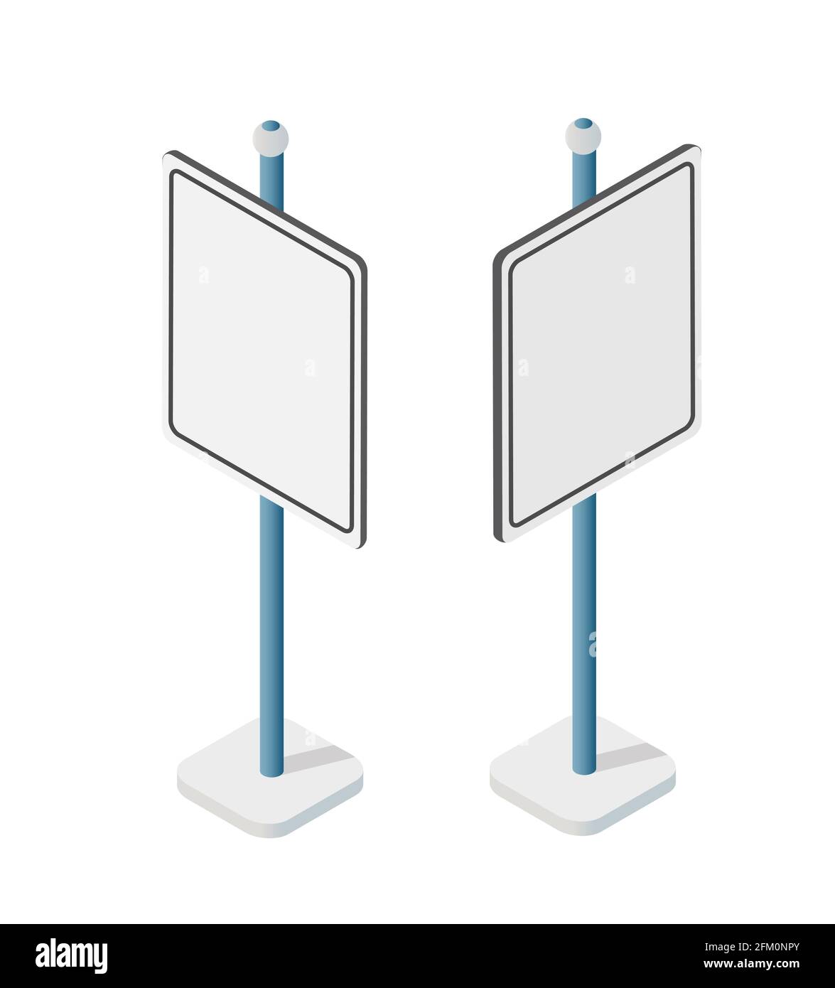 Les panneaux de signalisation routière sont en place, intersection avec la rue Illustration de Vecteur Les panneaux de signalisation routière sont en place, intersection avec la rue Illustration de Vecteur