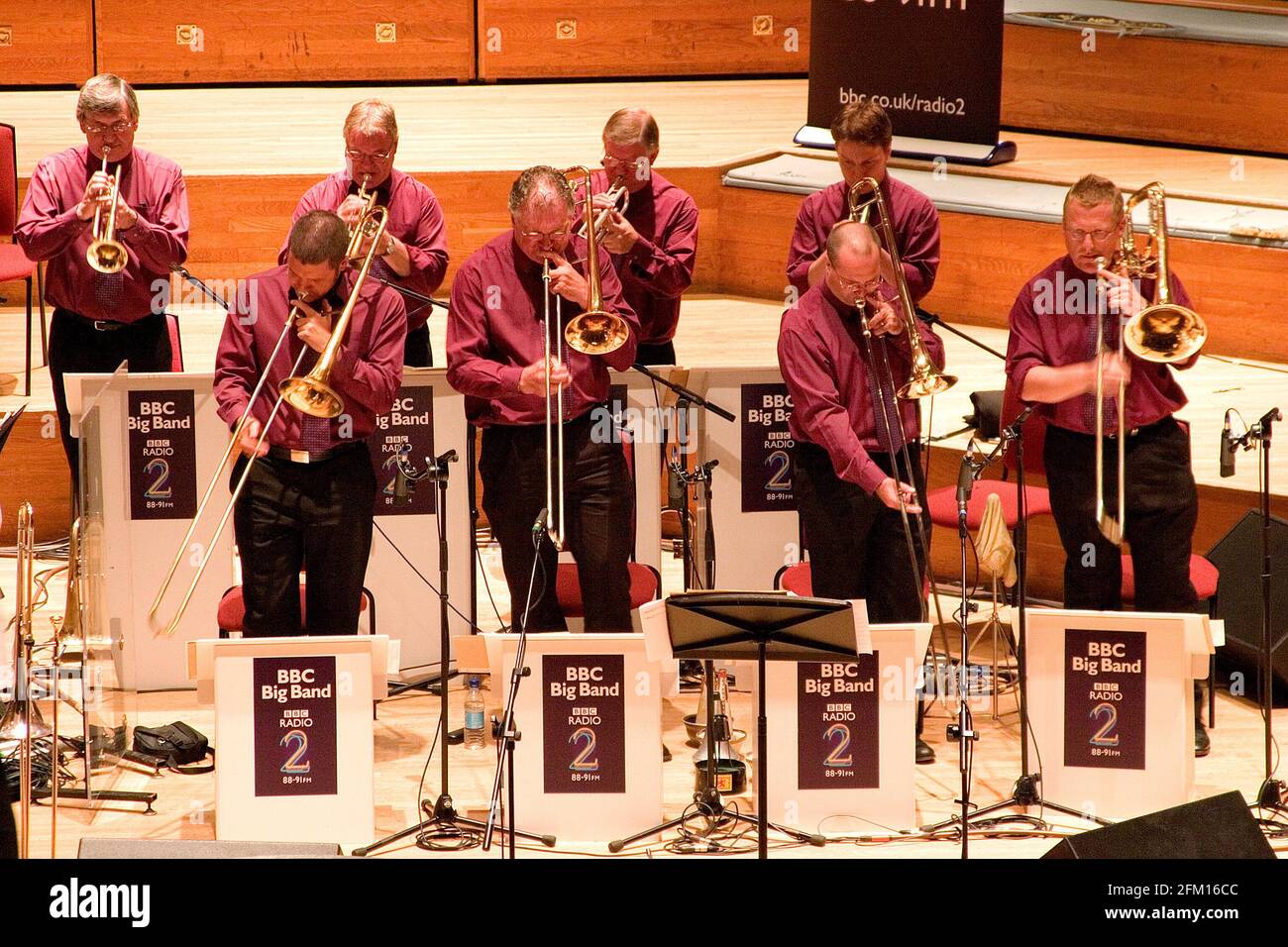 BBC big band (section Brass) Banque D'Images