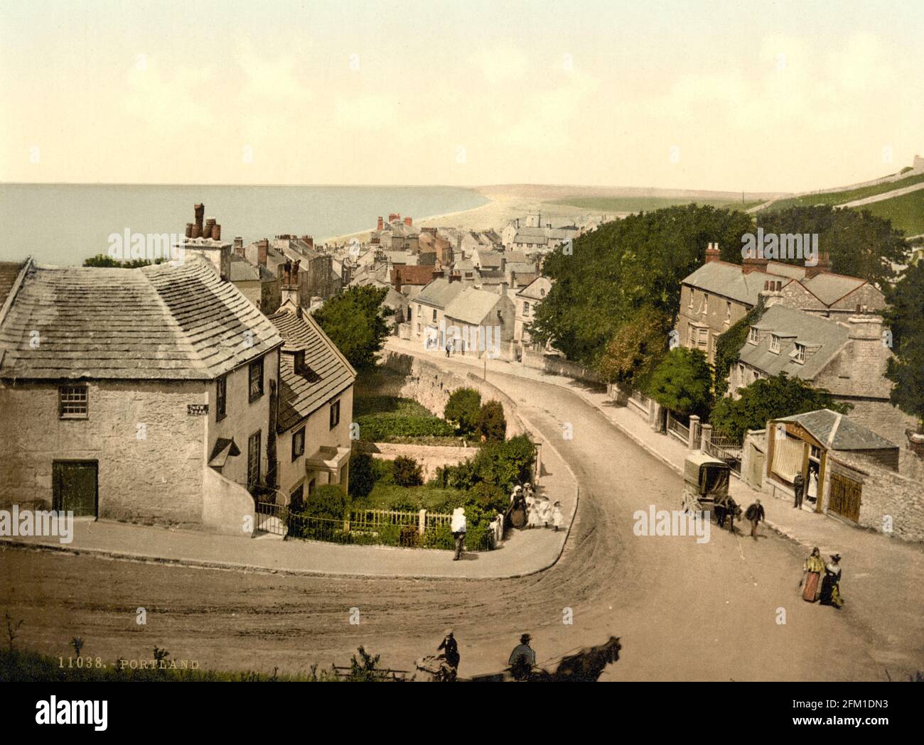 Portland à Dorset vers 1890-1900 Banque D'Images
