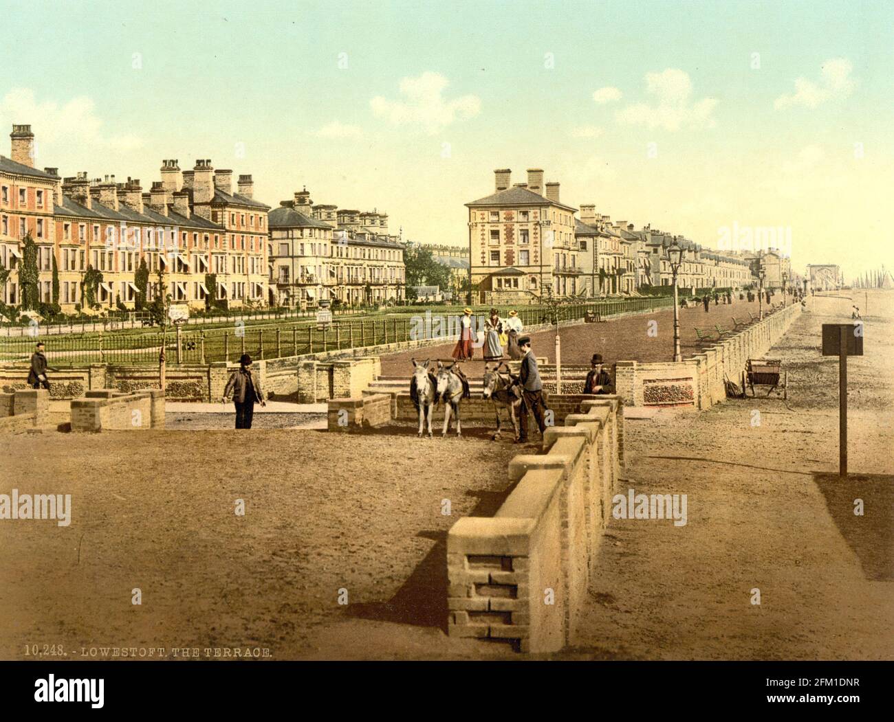 Lowestoft dans le Suffolk vers 1890-1900 Banque D'Images