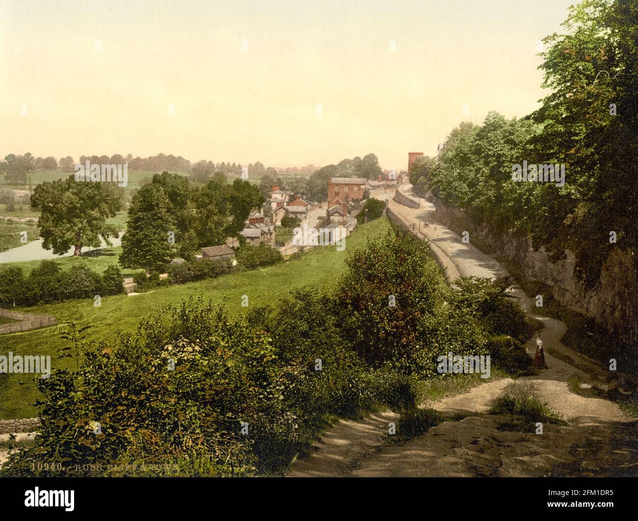 Ross-on-Wye dans le Herefordshire, vers 1890-1900 Banque D'Images