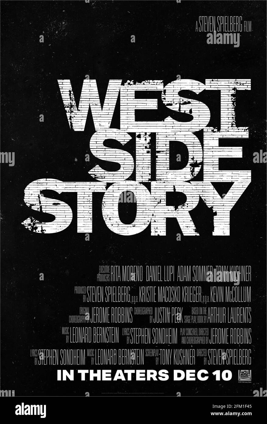 West side story movie poster Banque d'images noir et blanc - Alamy
