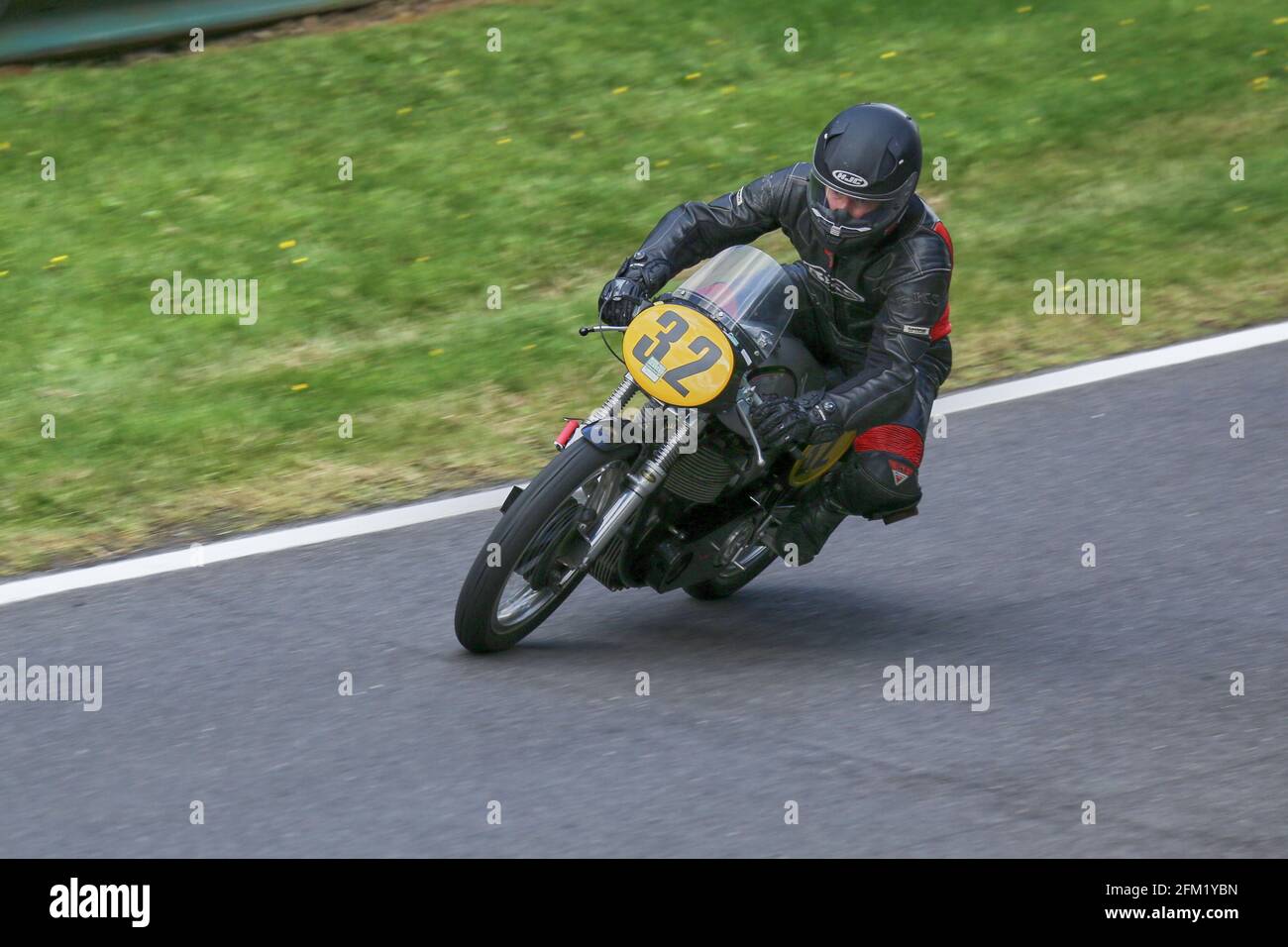 Julian IDE de Dunsfold à bord du 500cc Manx Norton at Le Cadwell International Classic 2015 Banque D'Images