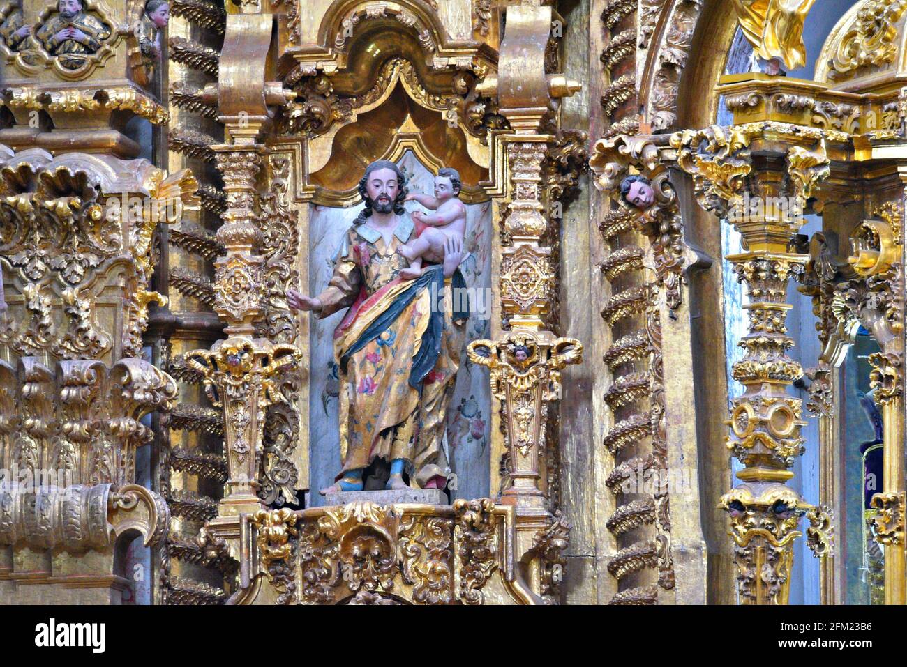 Pur maître-autel en or de style churrigueresque Iglesia de la Valenciana (Templo de San Cayetano Confesor) à Guanajuato Mexique Photo Stock - Alamy Pur maître-autel en or de style churrigueresque Iglesia de la Valenciana (Templo de San Cayetano Confesor) à Guanajuato Mexique Photo Stock - Alamy