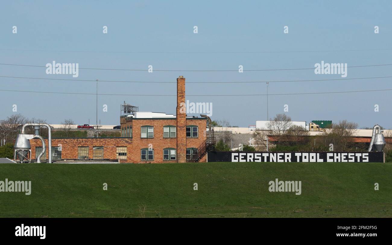 Gerstner Tool coffres société. Dayton, Ohio, États-Unis. Banque D'Images