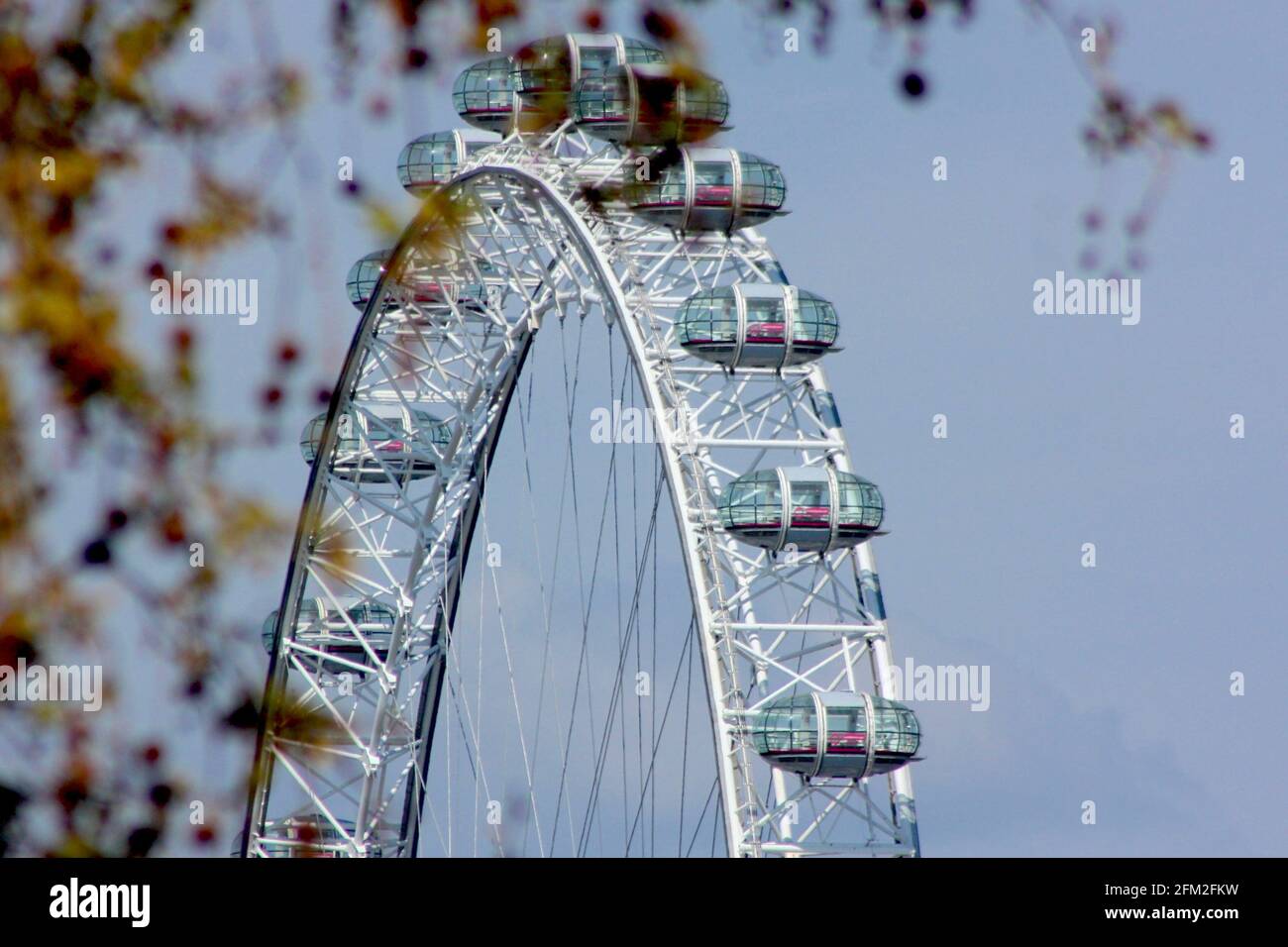 London Eye, Londres, Angleterre Banque D'Images
