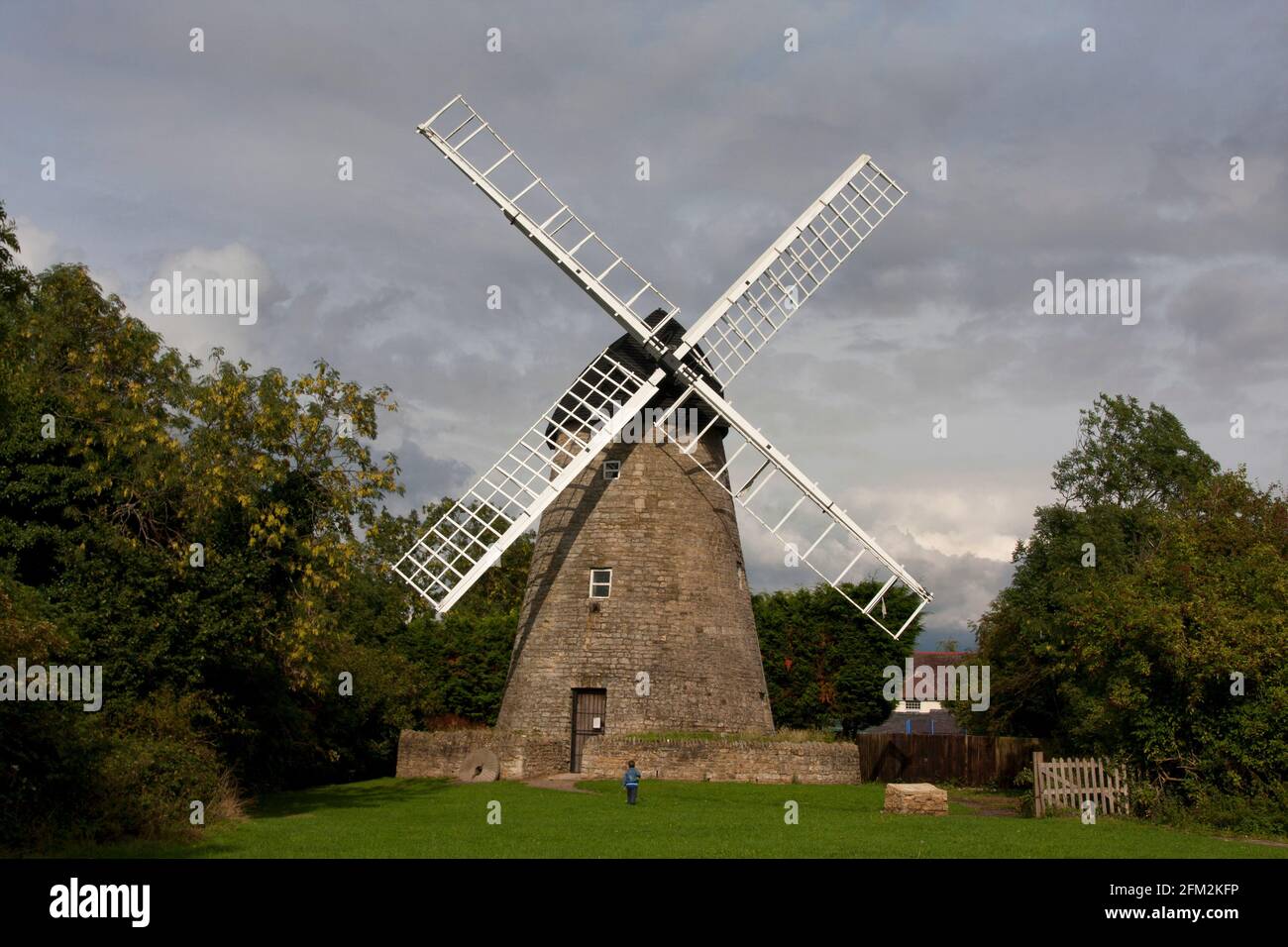 Bradwell Mill, vestiges d'une ancienne tour de pierre, Milton Keynes, Oxfordshire, Angleterre Banque D'Images