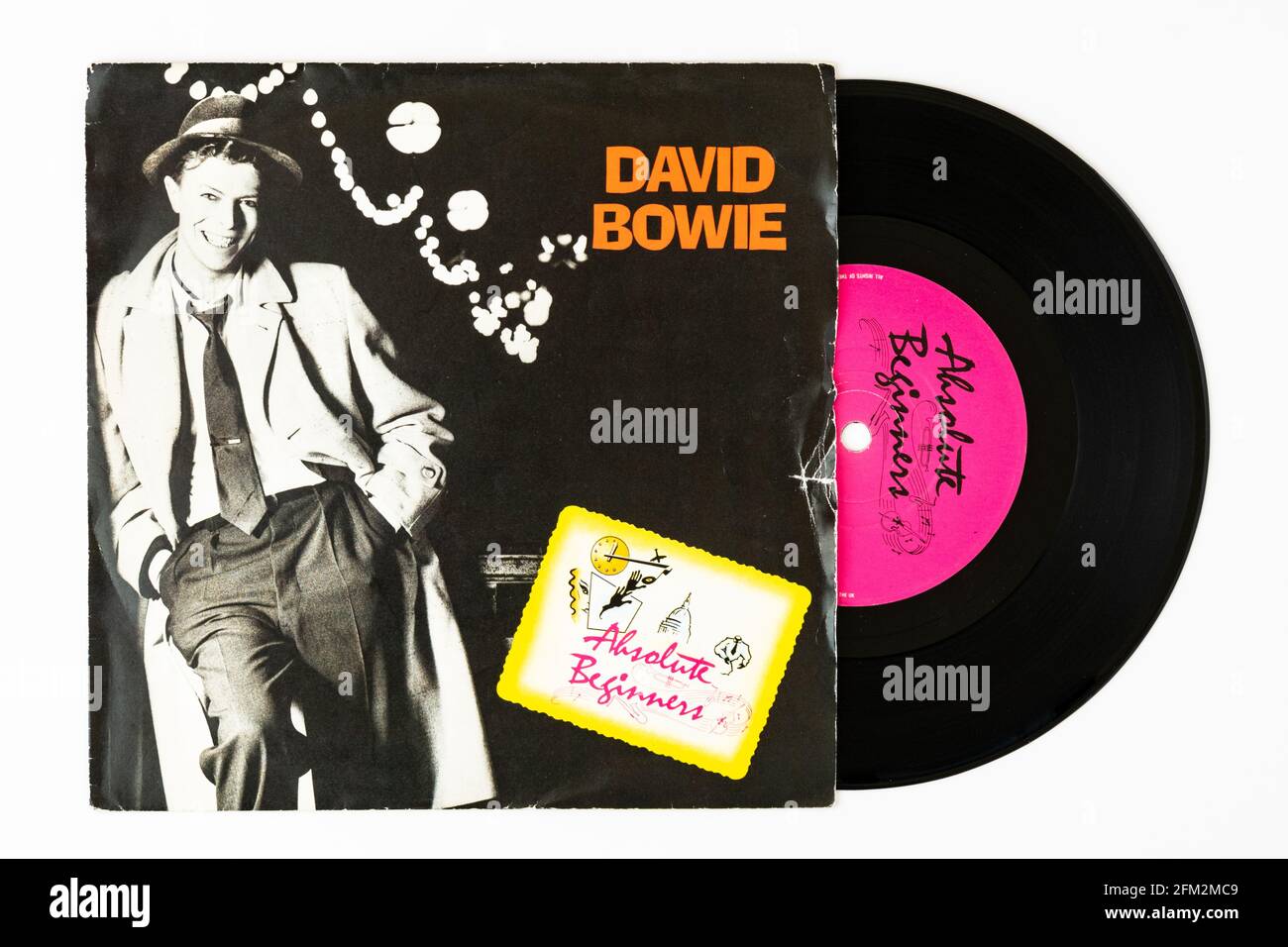 David Bowie single - Absolute Beginners Banque D'Images