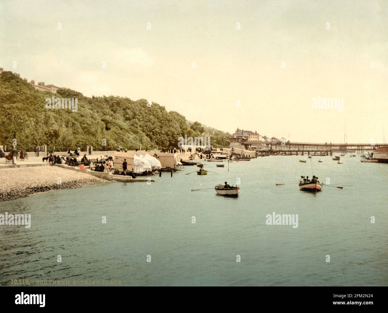 Southend-on-Sea, Essex vers 1890-1900 Banque D'Images