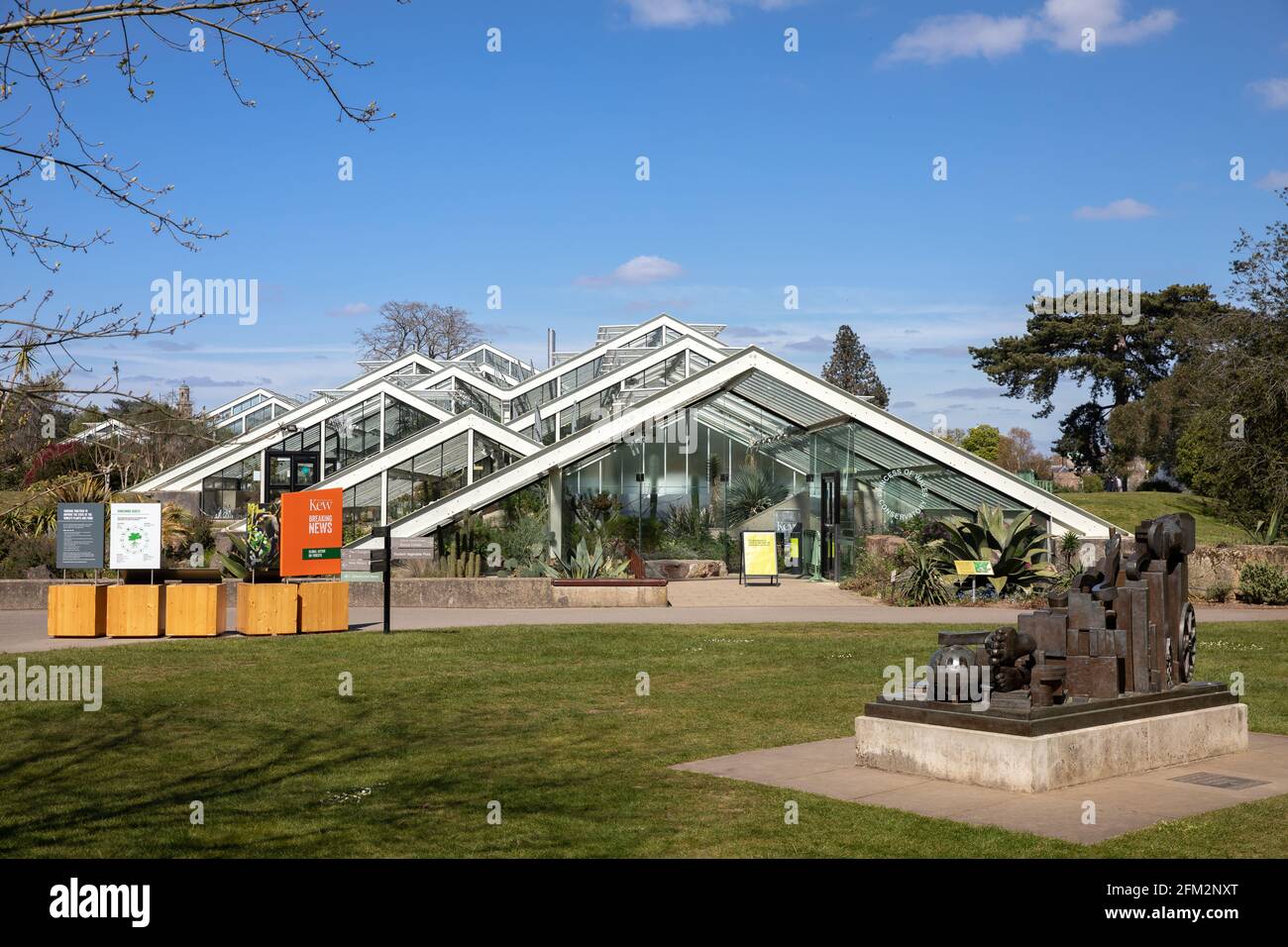 Le Conservatoire Princess of Wales, les Jardins botaniques royaux de Kew. Banque D'Images