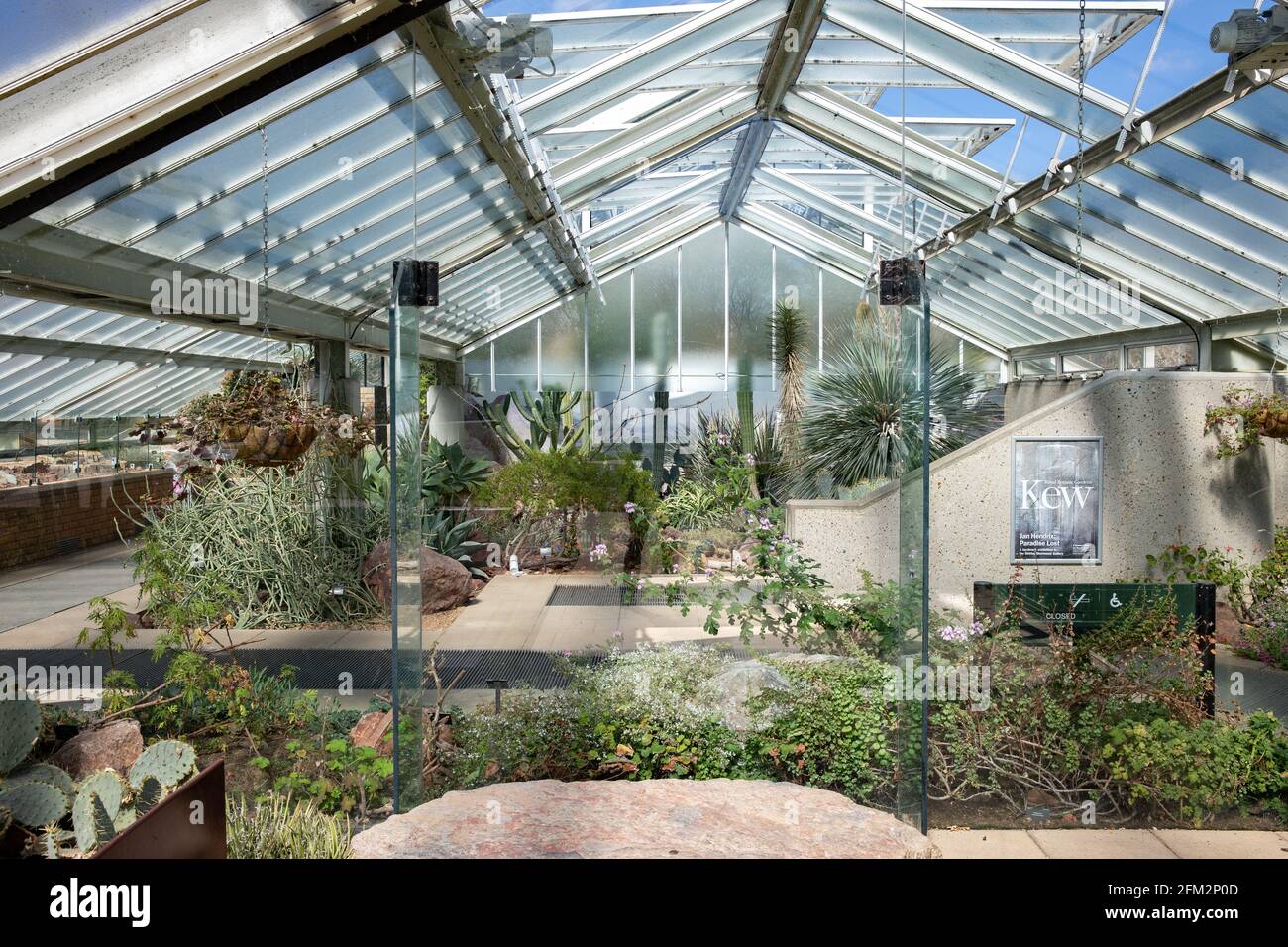 Le Conservatoire Princess of Wales, les Jardins botaniques royaux de Kew. Banque D'Images