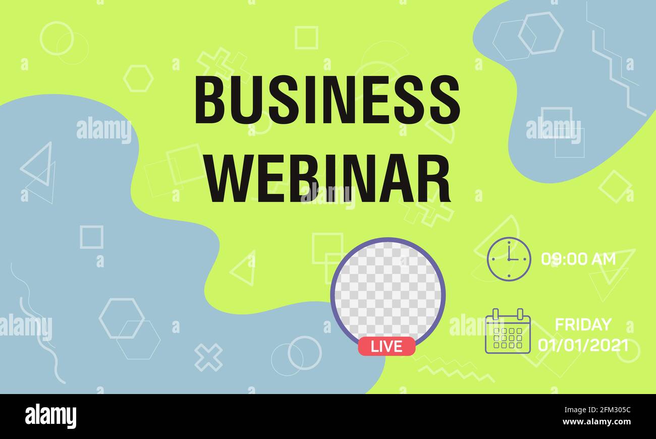 Arrière-plan géométrique. Convient pour la bannière Web, le webinaire d'entreprise, le séminaire, la réunion d'entreprise, la page d'accueil, papier peint, affiche. Illustration de Vecteur