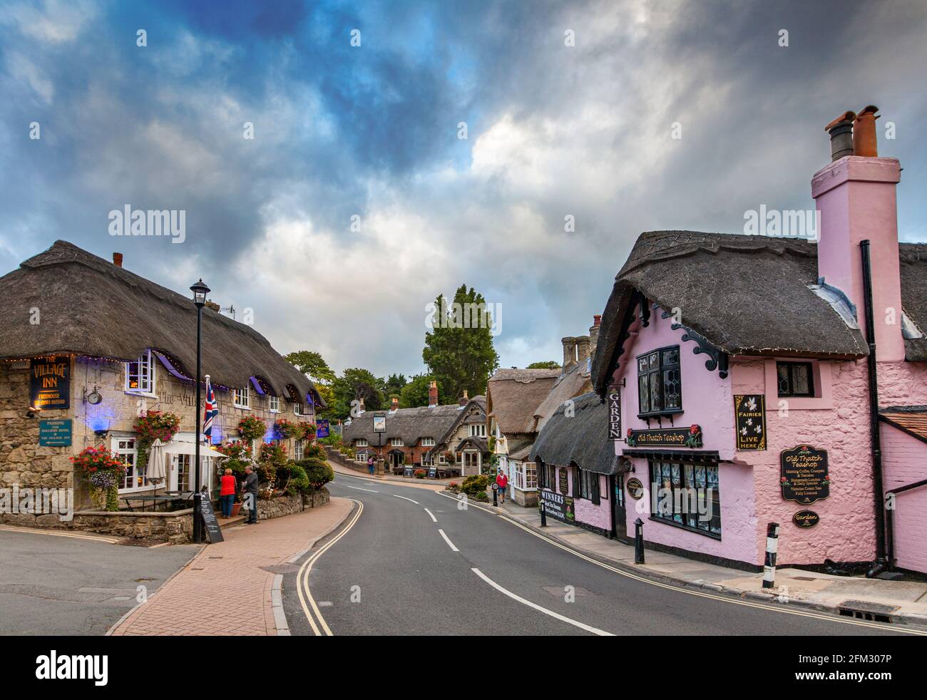Shanklin dans l'île de Wight Banque D'Images
