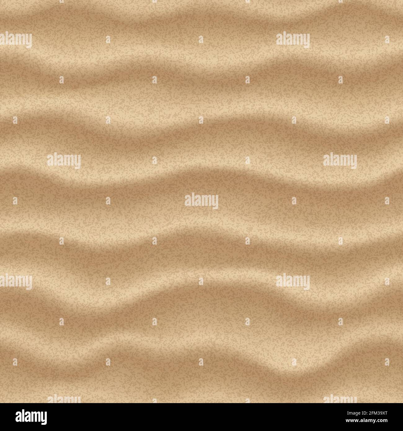 Texture de sable sans couture pour les arrière-plans d'été. motif de sable de plage ou de désert Illustration de Vecteur