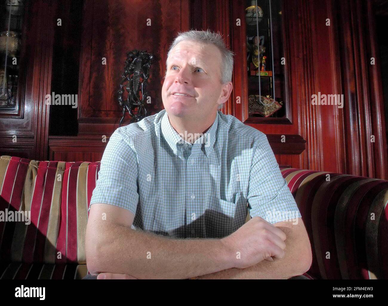 SANDY LYLE 24/1/2008. PHOTO DAVID ASHDOWN Banque D'Images