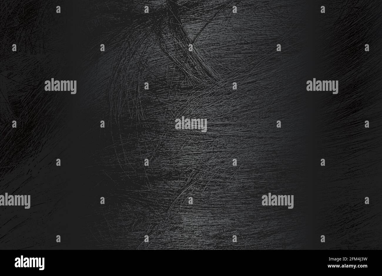 Fond dégradé noir de luxe en métal avec poils naturels en difficulté, serrures, texture perruque. Illustration vectorielle Illustration de Vecteur