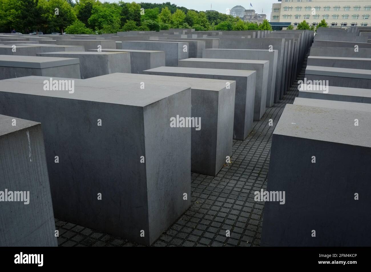 Mémorial aux Juifs assassinés d'Europe Banque D'Images