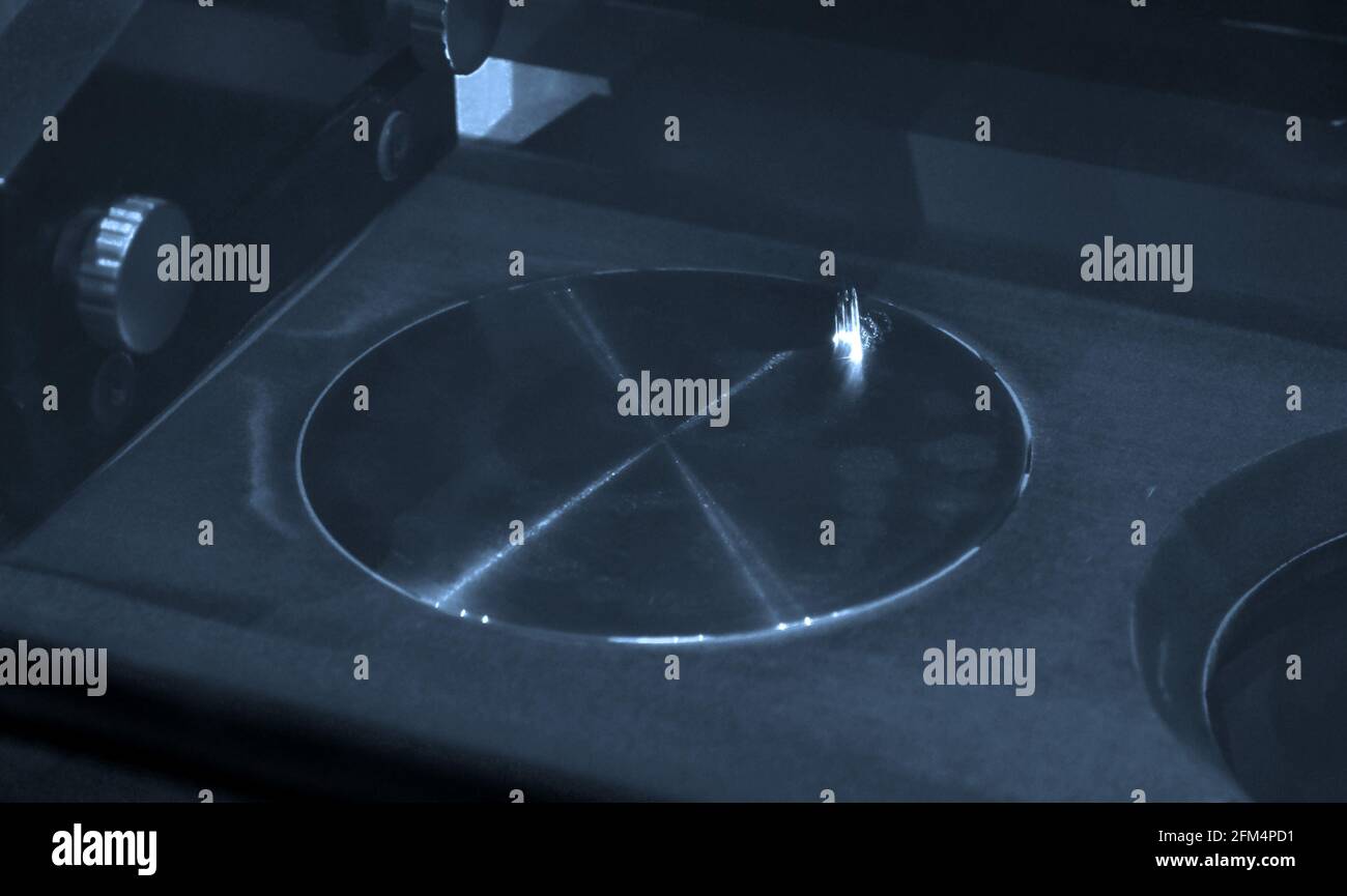 Chambre de travail machine à fritter laser pour métal Banque D'Images