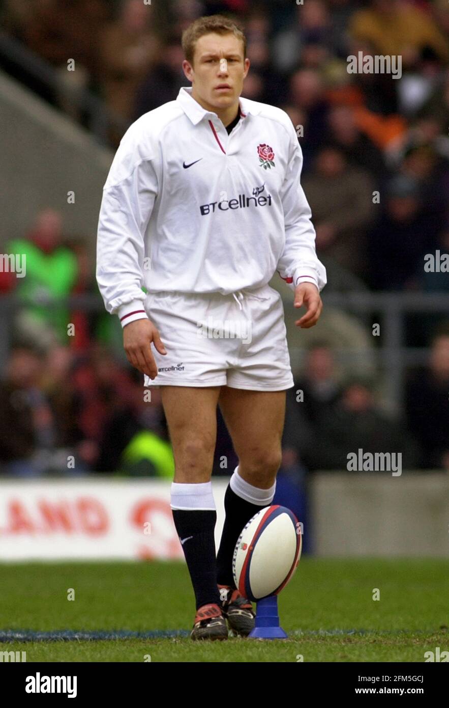 SIX NATIONS RUGBY UNION 2001 ANGLETERRE V ECOSSE MARS 2001 Banque D'Images