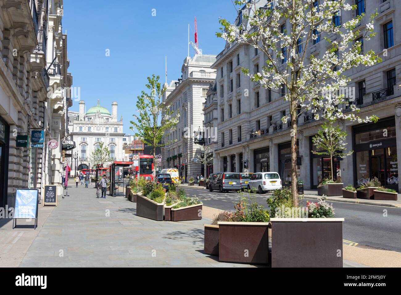 Lower Regent Street, St James's, Cité de Westminster, Grand Londres, Angleterre, Royaume-Uni Banque D'Images