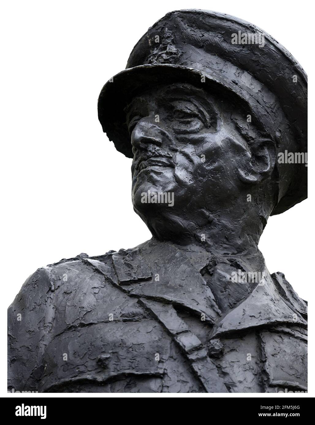 Londres, Angleterre, Royaume-Uni. Statue (Ivor Roberts-Jones, 1994) du maréchal de campagne le vicomte Alanbrooke (Alan Francis Brooke; 1883-1963) à Whitehall Banque D'Images
