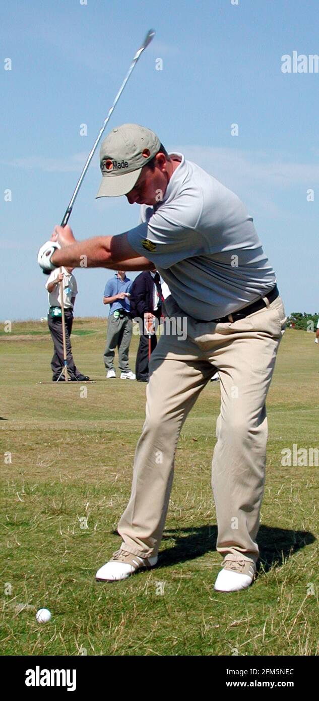 IAN GARBUTT 2E SUR LE 16. LE 1ER JOUR DE GOLF OUVERT À ST ANDREWS Banque D'Images