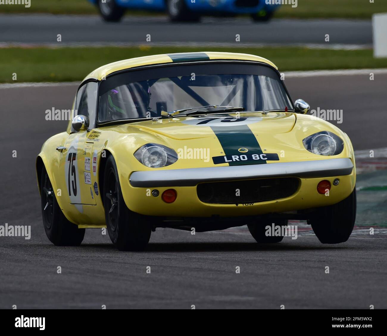 Simon Evans, James Littlejohn, Lotus Elan 26R, RAC Pall Mall Cup pour la GT pré-66, Sports Racing and Touring Cars, Donington Historic Festival, Donington Banque D'Images