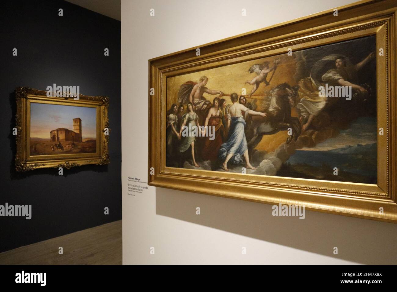 Le Museo Nacional de San Carlos rouvre avec l'exposition 'Infinite archive d'un tableau dans le doute. Le cas de Maria Morelli'; objets d'art et documents; du 6 mai au 15 août 2021. L'exposition 'l'archive infinie d'une peinture dans le doute. Le cas de Maria Morelli, est composé d'œuvres, de sculptures, de gravures et de photographies, liées à l'œuvre Saint Jean-Baptiste enfant (1855-57), attribuée à l'origine à l'artiste français Jean-Auguste-Dominique Ingres. Le 6 mai 2021 à Mexico, Mexique. Photo de Luis Barron/Eyepix/ABACAPRESS.COM Banque D'Images