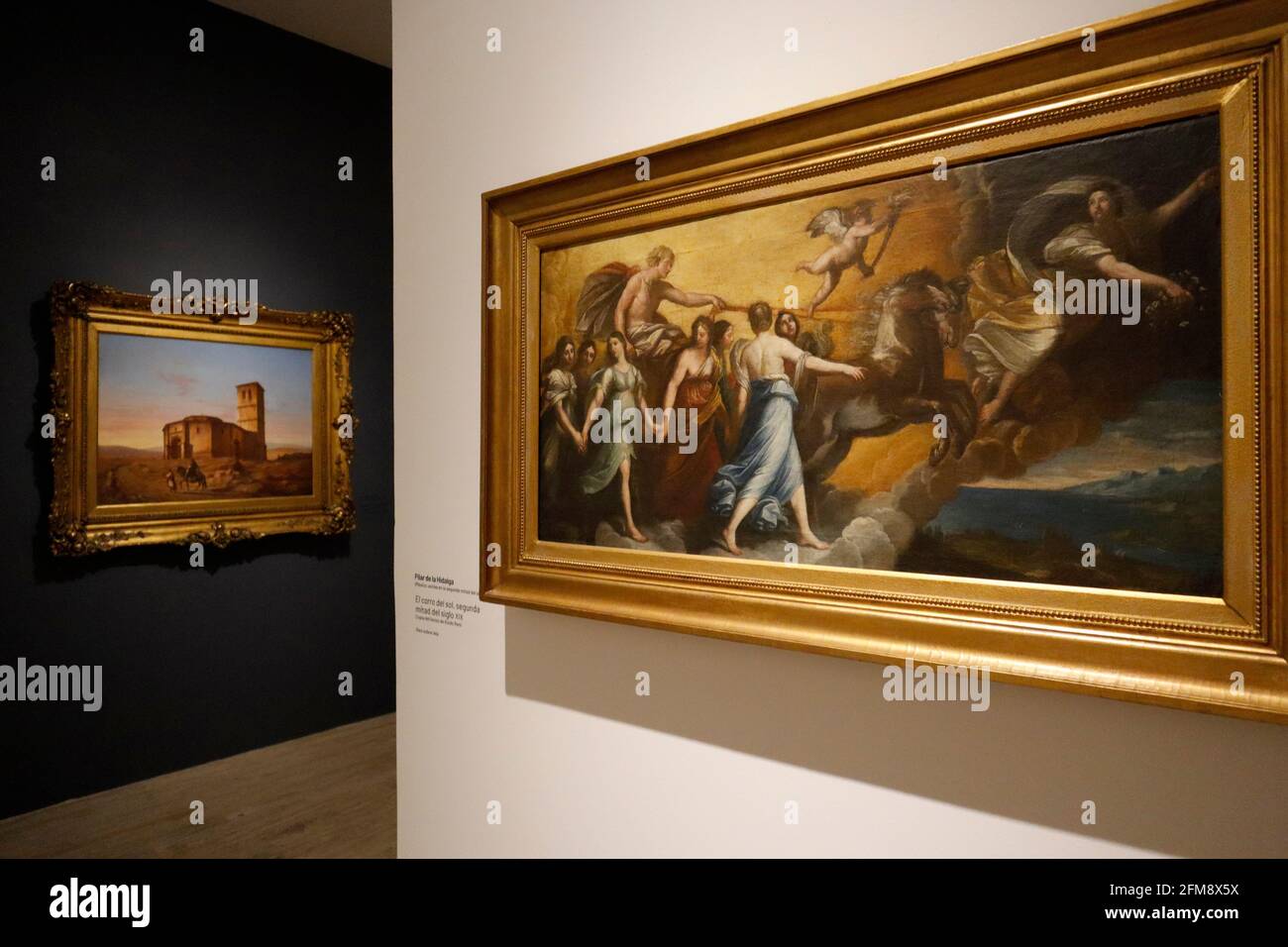 Le Museo Nacional de San Carlos rouvre avec l'exposition 'Infinite archive d'un tableau dans le doute. Le cas de Maria Morelli'; objets d'art et documents; du 6 mai au 15 août 2021. L'exposition 'l'archive infinie d'une peinture dans le doute. Le cas de Maria Morelli, est composé d'œuvres, de sculptures, de gravures et de photographies, liées à l'œuvre Saint Jean-Baptiste enfant (1855-57), attribuée à l'origine à l'artiste français Jean-Auguste-Dominique Ingres. Le 6 mai 2021 à Mexico, Mexique. (Photo d'Eyepix/Sipa USA) Banque D'Images