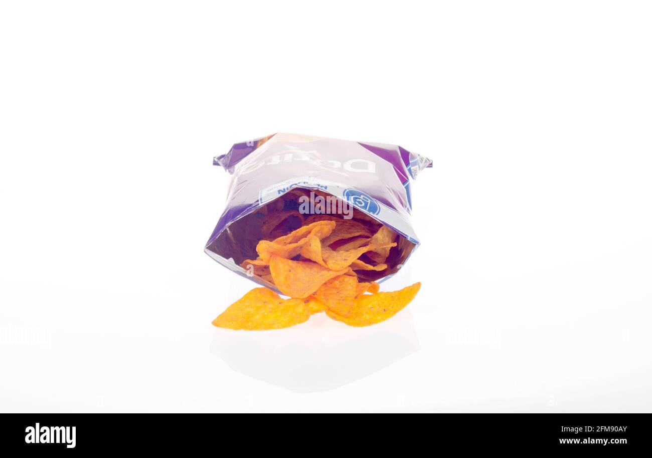 Doritos saveur de piment doux épicé Banque D'Images