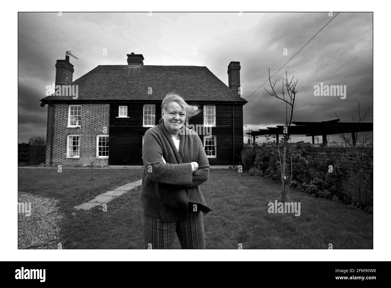 Mo Mowlam à la maison à Sittingbourne.pic David Sandison 1/2/2005 Banque D'Images