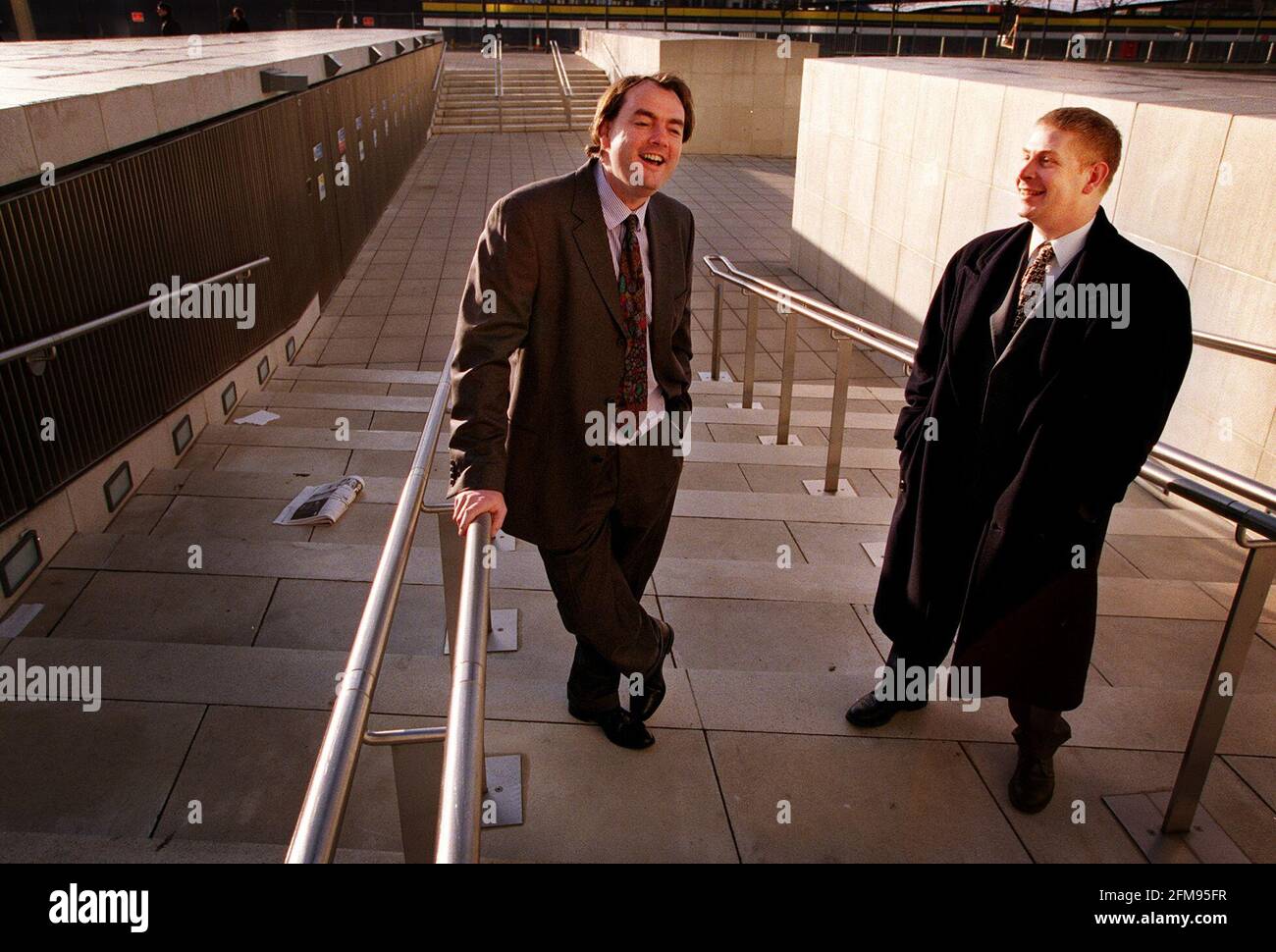 Richard Burton (L) et Mark Allin Dec1999 Banque D'Images