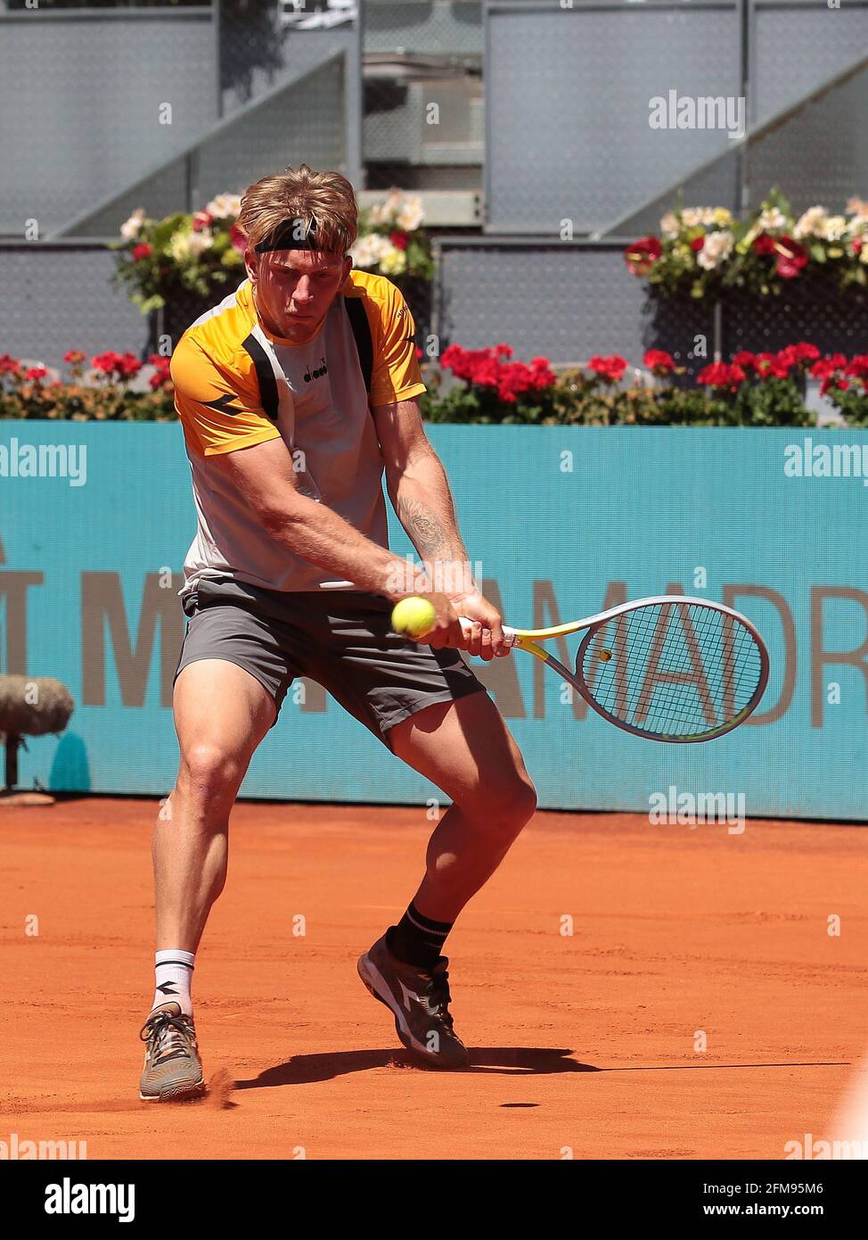 Alejandro Davidovich Fokina, Espagne, pendant le match de tennis ouvert  Mutua Madrid 2021. 5 mai 2021. (Photo par Alberto Simon/Alter photos/Sipa  USA Photo Stock - Alamy