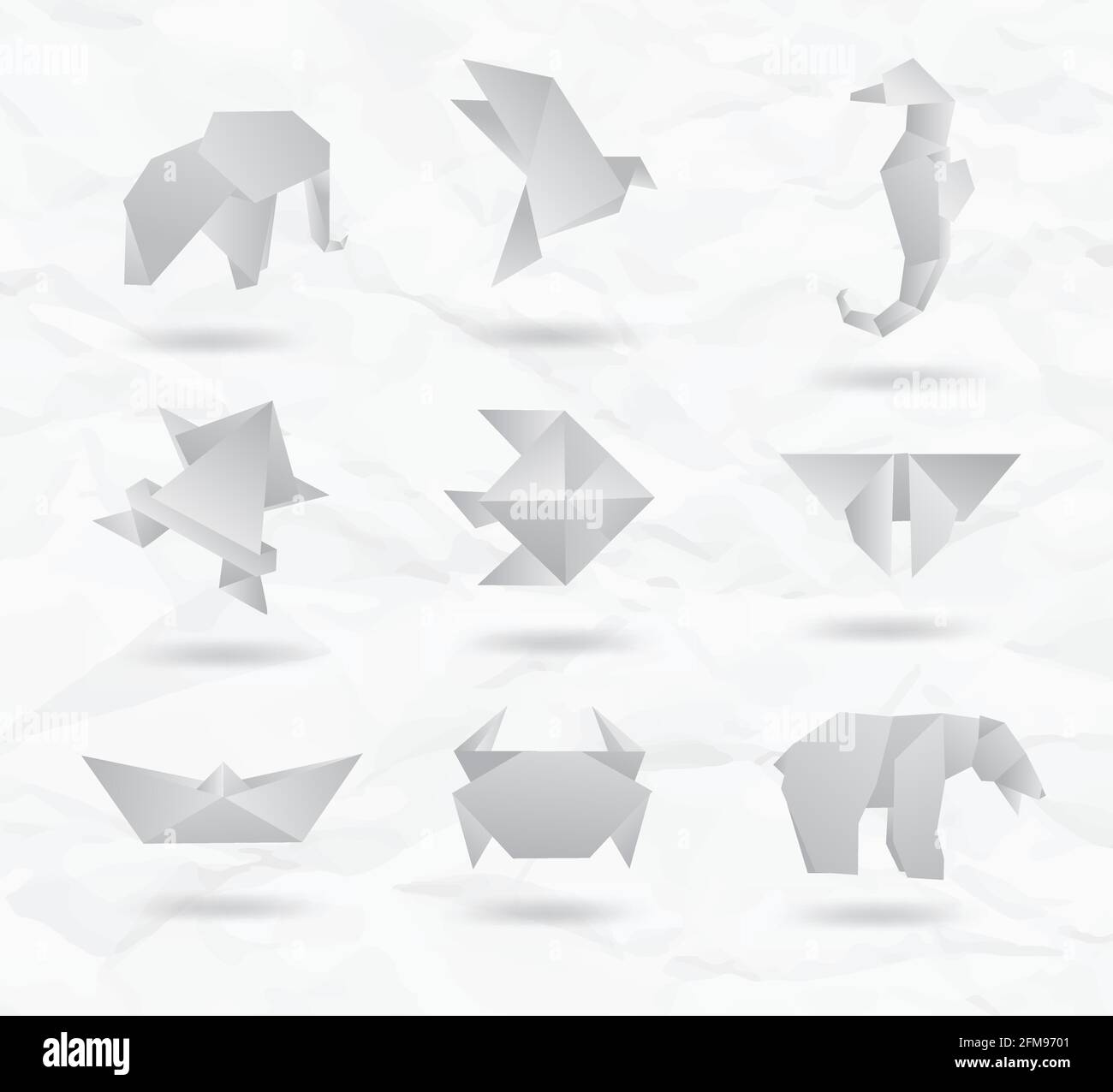 Ours blanc origami Banque de photographies et d'images à haute résolution -  Alamy
