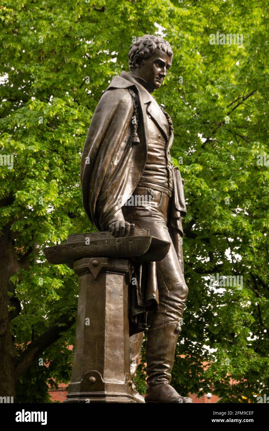 Robert Fulton Park à Bedford Stuyvesant à Brooklyn, New York Banque D'Images