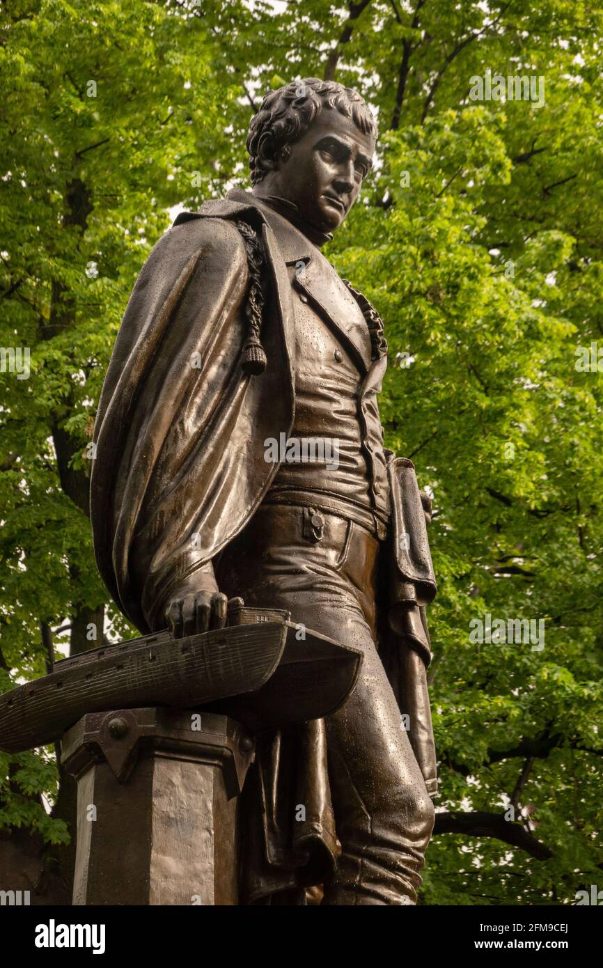 Robert Fulton Park à Bedford Stuyvesant à Brooklyn, New York Banque D'Images
