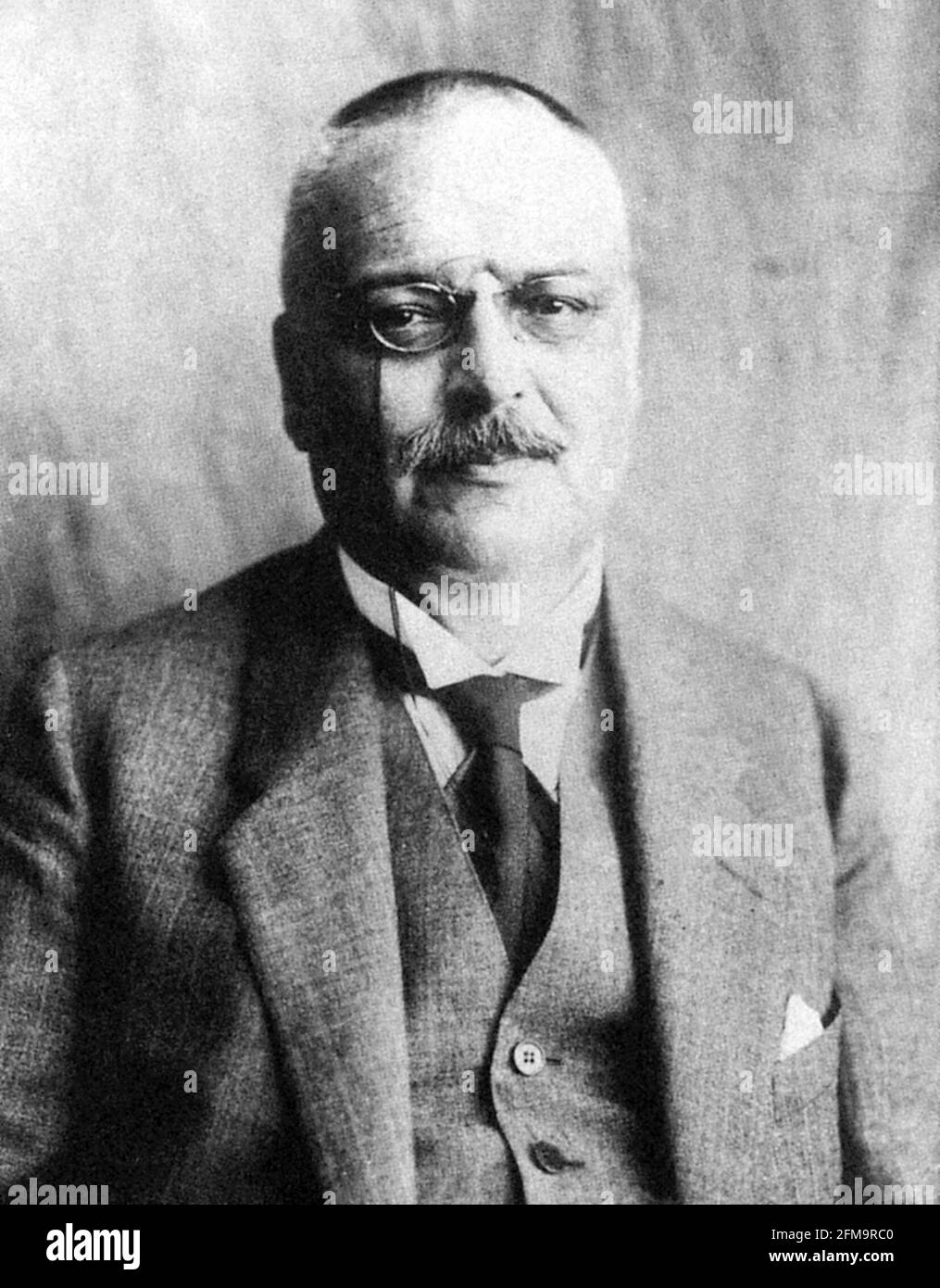 Alois Alzheimer. Portrait du psychiatre allemand, Aloysius Alzheimer (1864-1915) Banque D'Images
