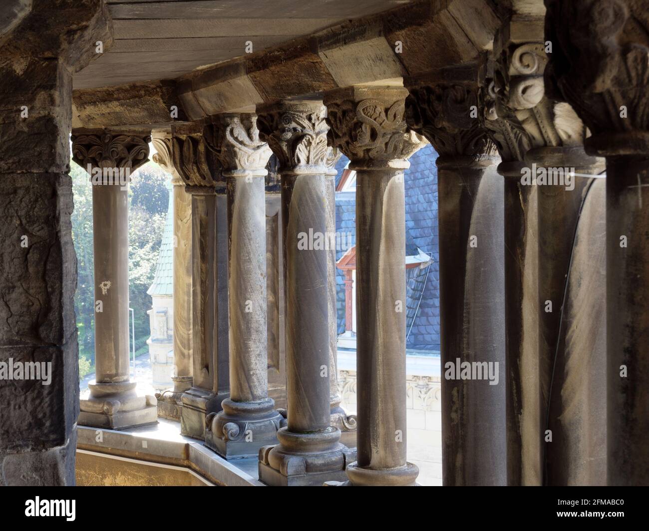 Porta Nigra, Trèves, Patrimoine mondial de l'UNESCO, Rhénanie-Palatinat, Allemagne Banque D'Images