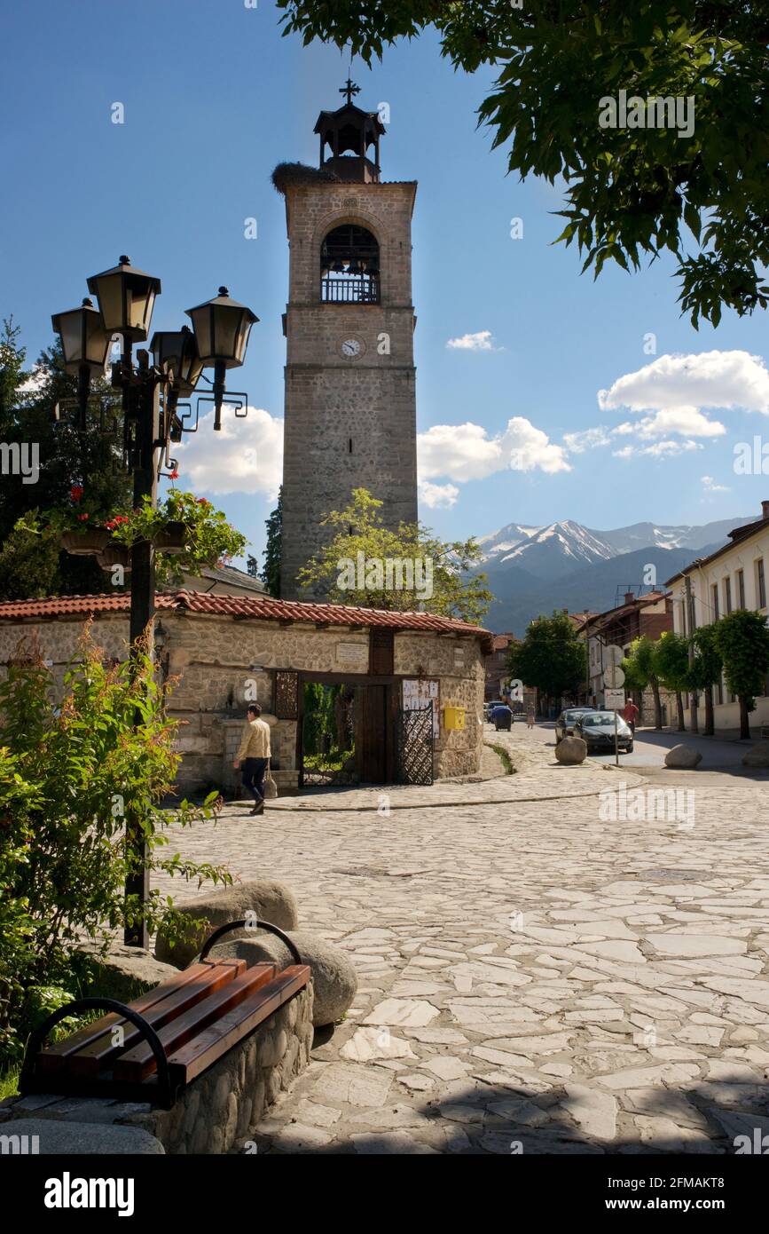 Église Sainte-Trinty, Sveta Troitsa (Sainte Trinité) est une église chrétienne orthodoxe, qui fait partie de l'Église orthodoxe bulgare. Il a été construit par le peuple de Bansko en 1835. Banque D'Images