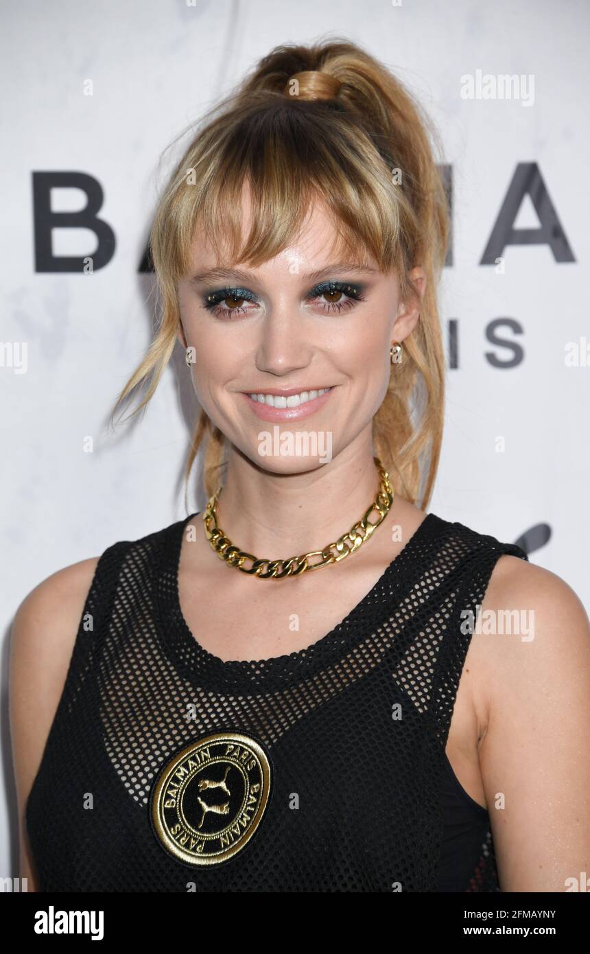 Lancement de la collaboration Puma X Balmain créée par Cara Delevingne