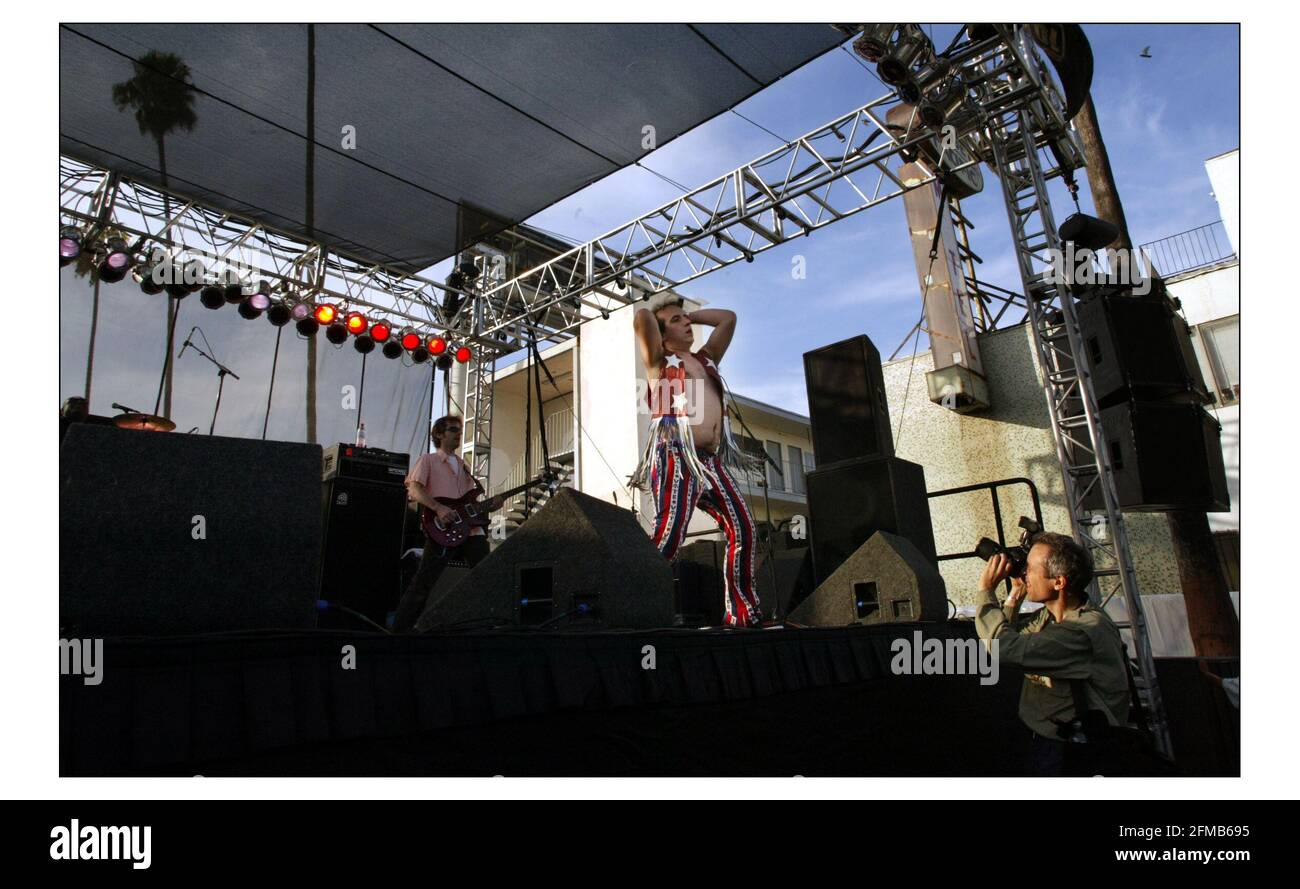 Har Mar Superstar... À Los Angeles pour l'indépendant le dimanche.pic David Sandison Banque D'Images