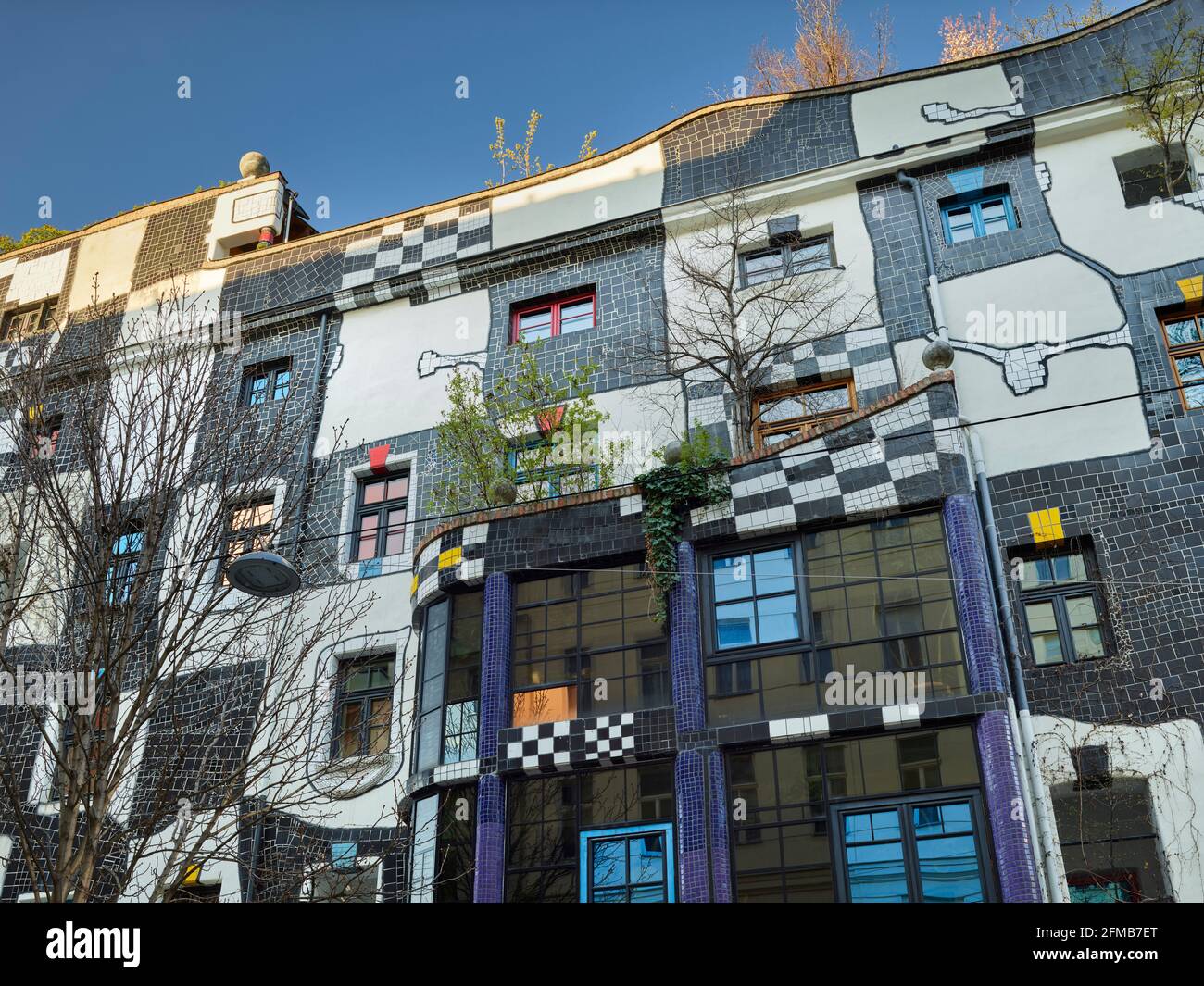 KUNST HAUS VIENNE. Musée Hundertwasser, 3ème arrondissement, Landstrasse, Vienne, Autriche Banque D'Images