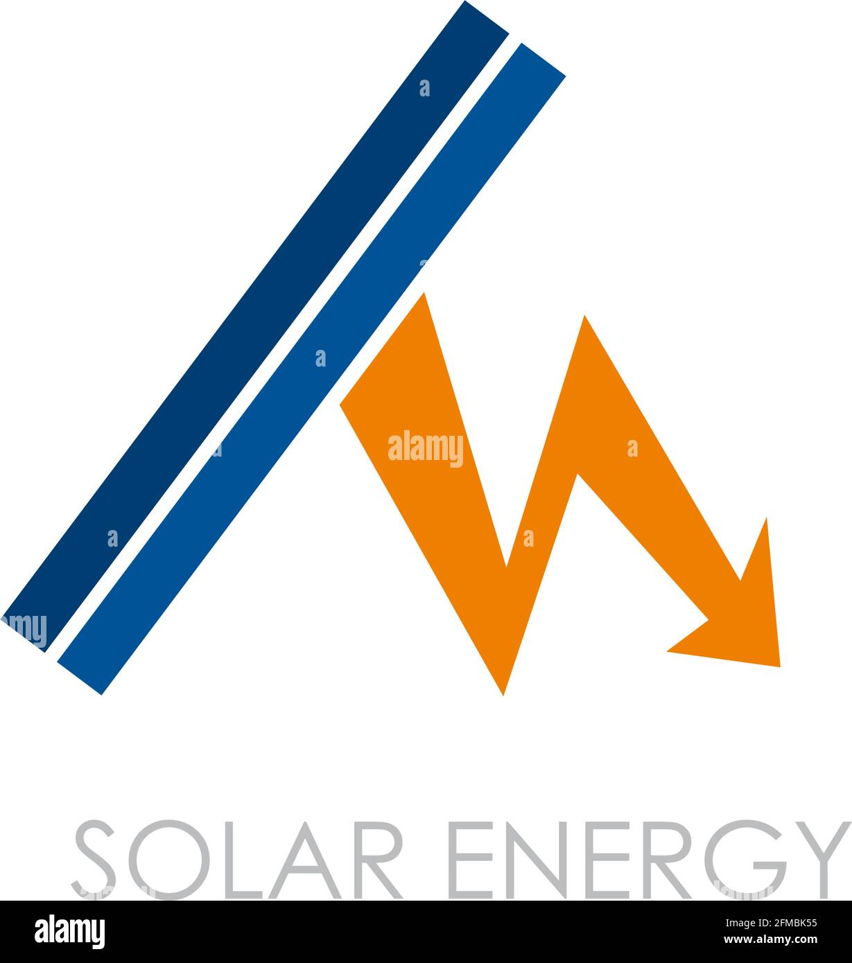 Logo Vector énergie solaire Illustration de Vecteur