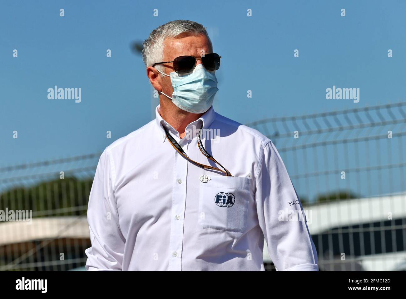 Barcelone, Espagne. 08 mai 2021. Derek Warwick (GBR) FIA Steward. Grand Prix d'Espagne, samedi 8 mai 2021. Barcelone, Espagne. Crédit : James Moy/Alay Live News Banque D'Images