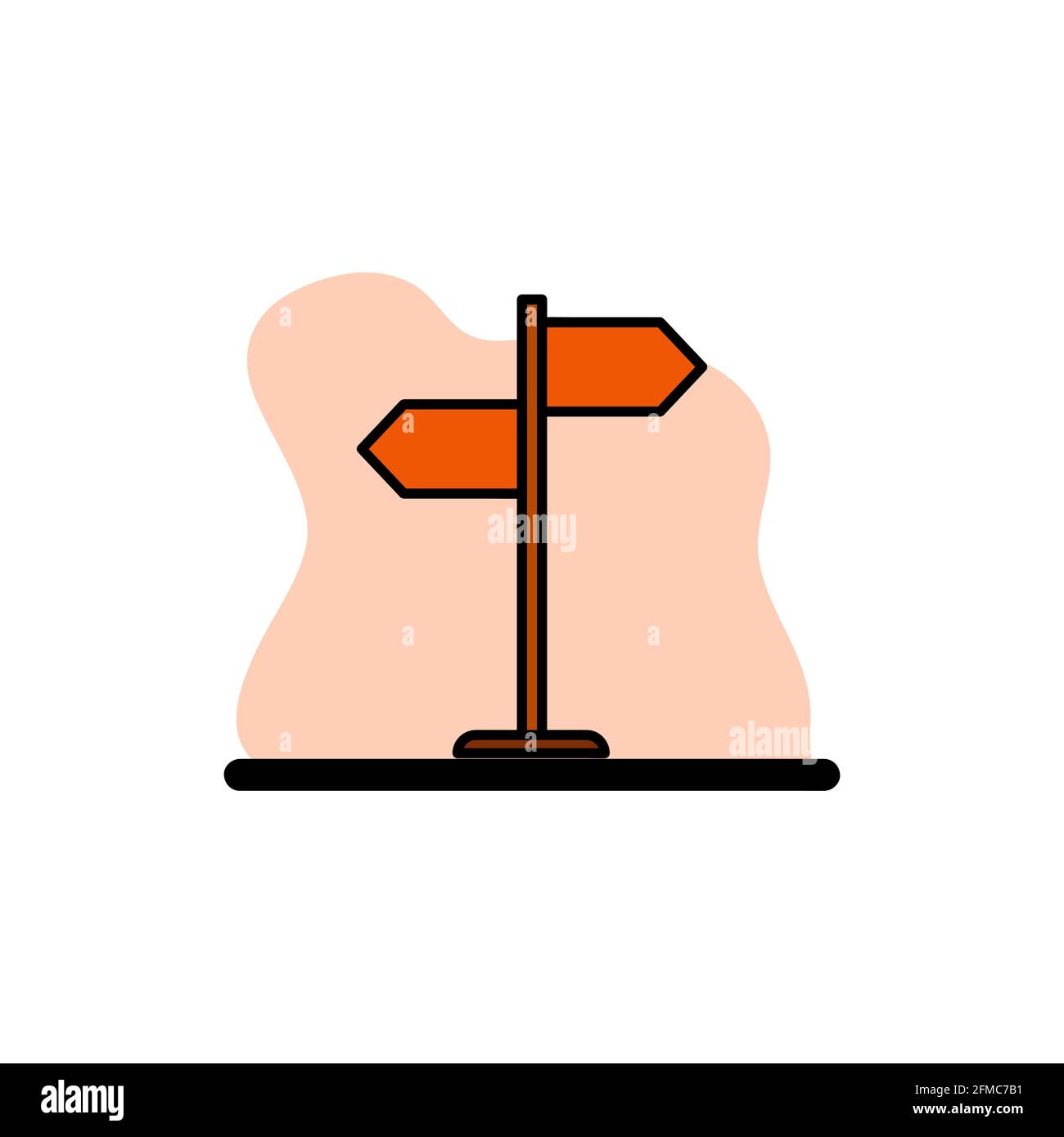 Icône emplacement Conceptual Vector Design Illustration eps10 Illustration de Vecteur