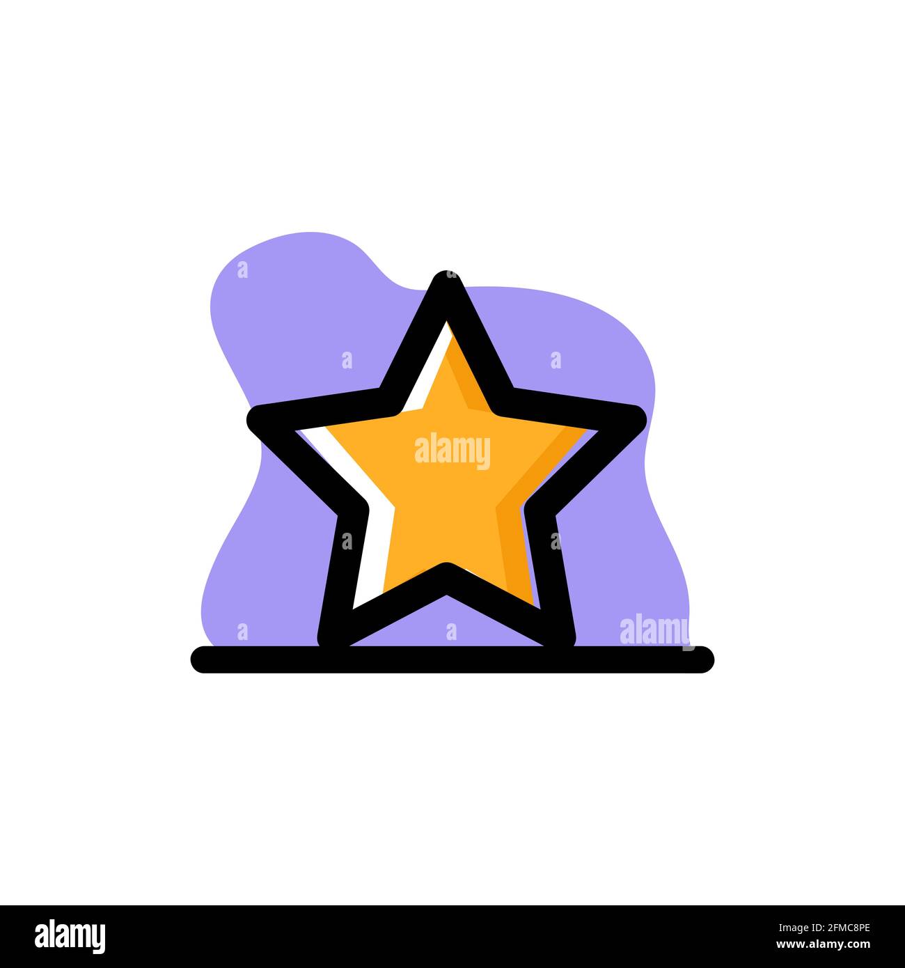 Illustration de la conception de l'icône du vecteur Star Conceptual Illustration de Vecteur