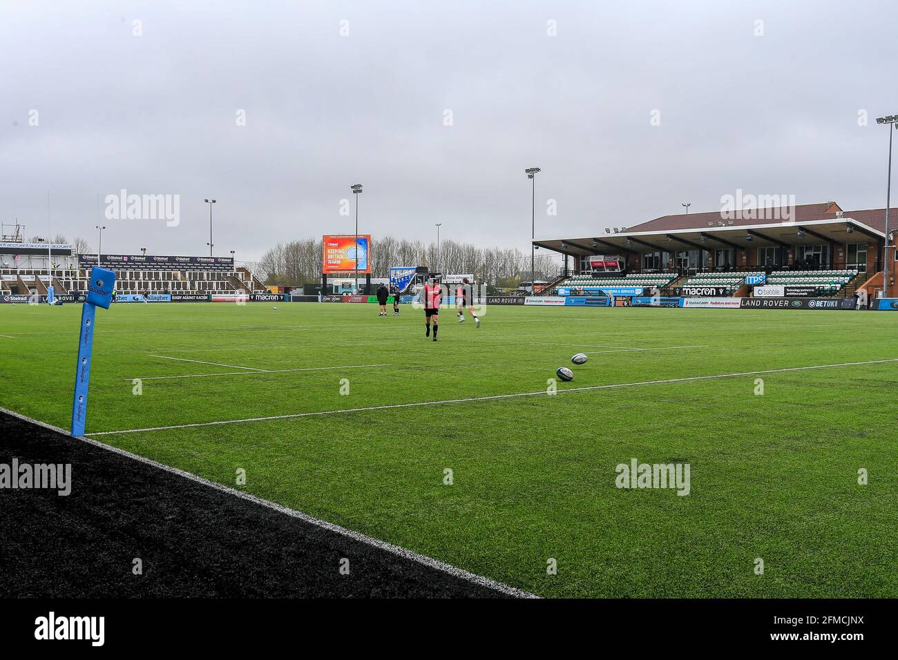 Une vue générale du Kingston Park Stadium, stade des Newcastle Falcons, avant leur match Gallagher Premiership contre London Irish Banque D'Images